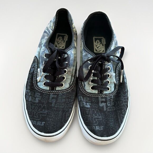 Star Wars X Vans Mens 7.5 Womans 9 Yoda Print Skater Sneakers - Picture 1 of 10